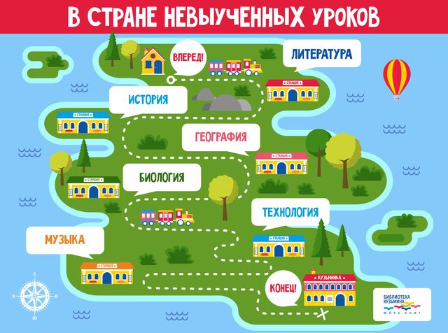 Карта страна невыученных уроков